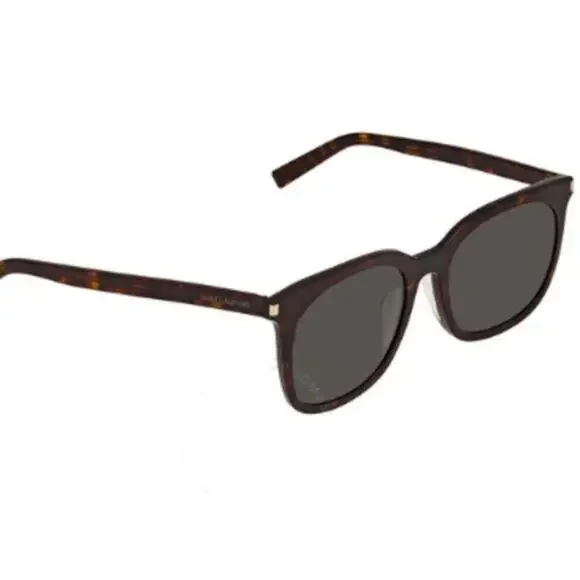 NEW YSL Saint Laurent Square Tortoise Shell Sunglasses with Case (SLXX140) - Picture 3 of 6